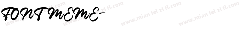 FONT MEME字体转换